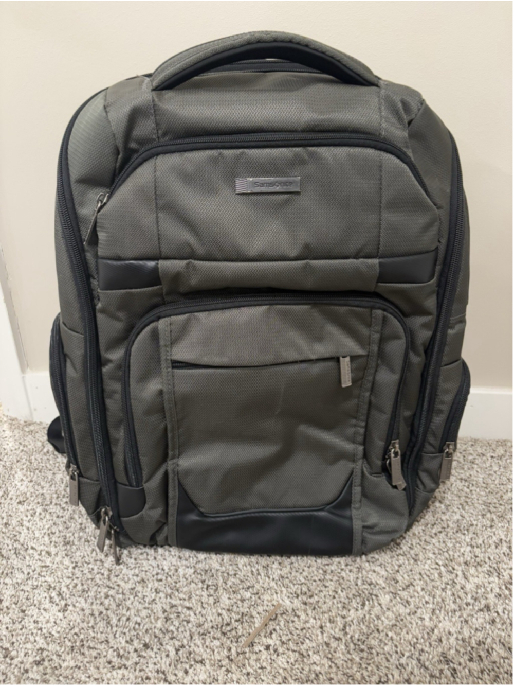 Samsonite Tectonic Sweetwater Business Travel Laptop Backpack Black Gray